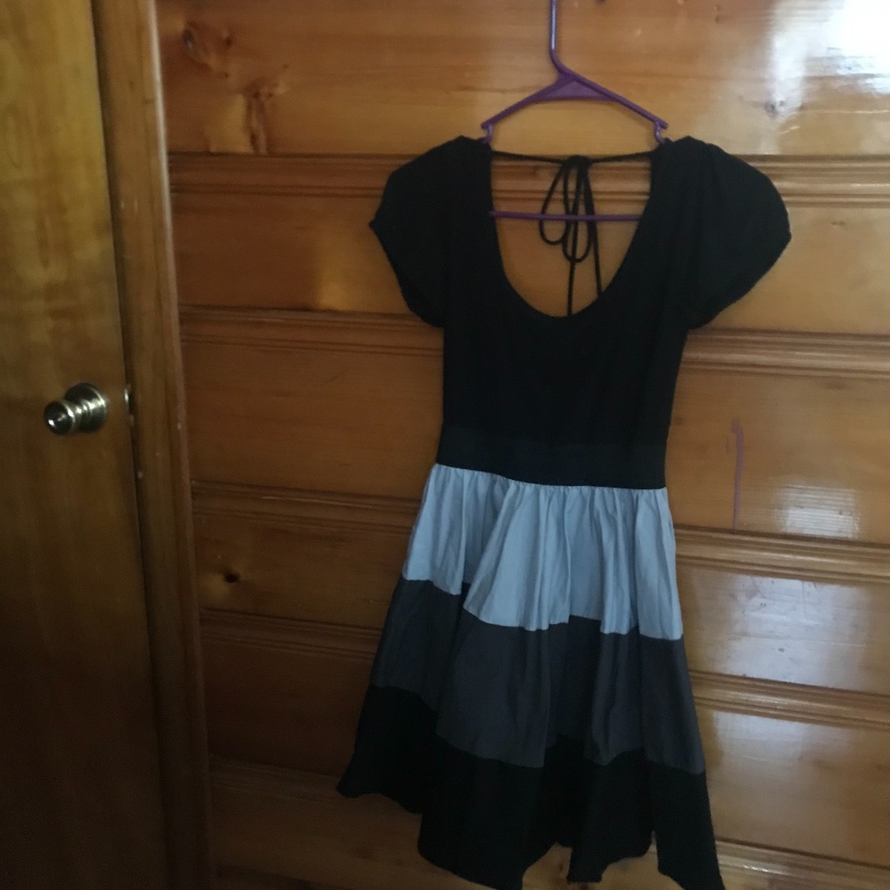 Gradient A-Line Dress